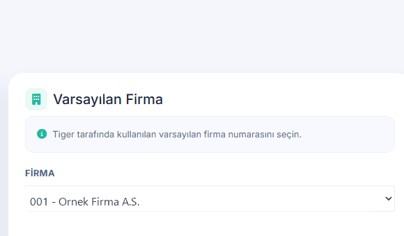 Atlas çoklu firma seçimi