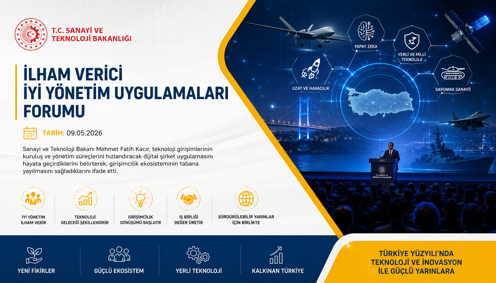 İyi Yönetim Uygulamaları Forumu kamu ve özel sektör verimlilik paneli